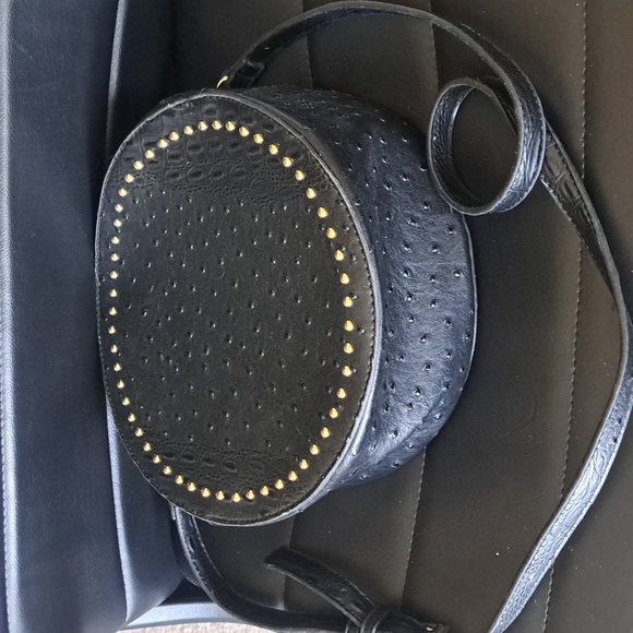 Croc Studded Round Handbag - Picture 2 of 7